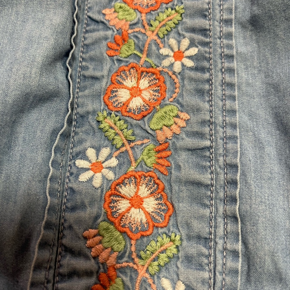 George jumpsuit, rompers embroidered